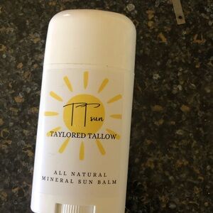 Taylored Tallow Mineral Sun Balm - White & Yellow Stick